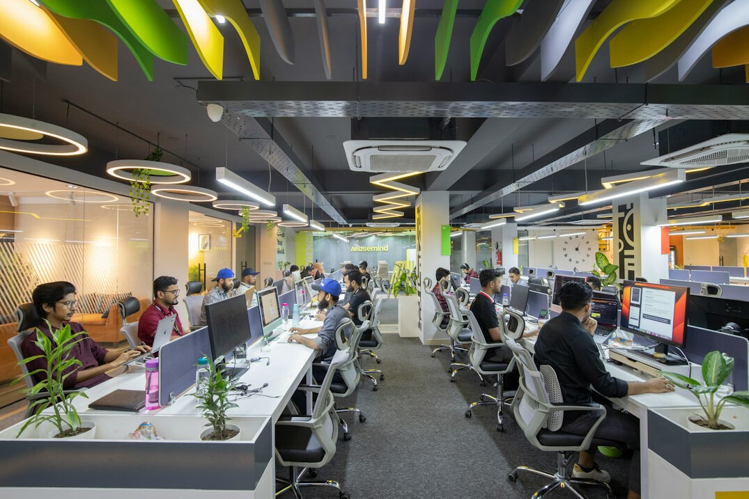 sustainable office setup